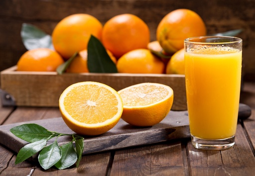 Getränk mit Orangengeschmack