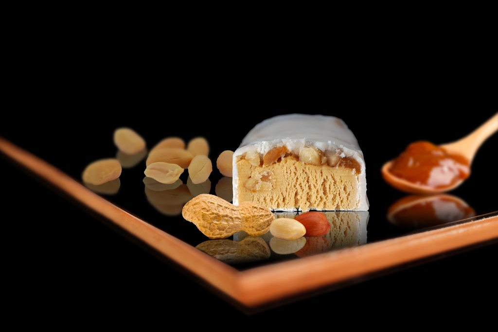 Riegel Erdnuss und Karamell Delight