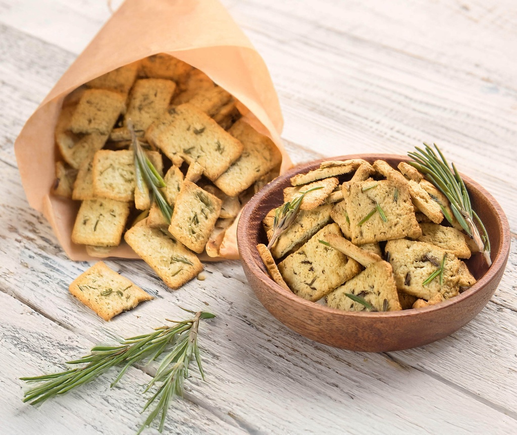 Crackers met Rozemarijn