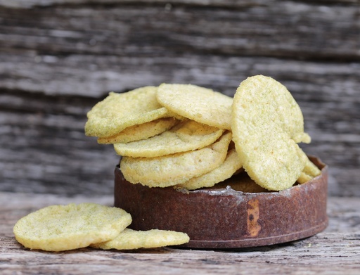 [8UICHIP] Sojachips Geschmacksrichtung Saure Sahne und Zwiebel